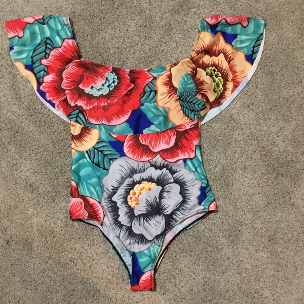 Swimwear with built in bra